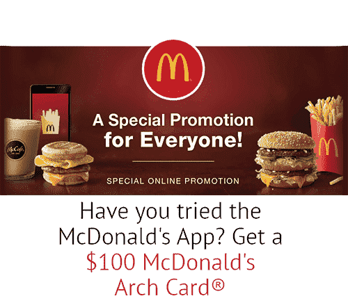 McDonald Free Gift Card
